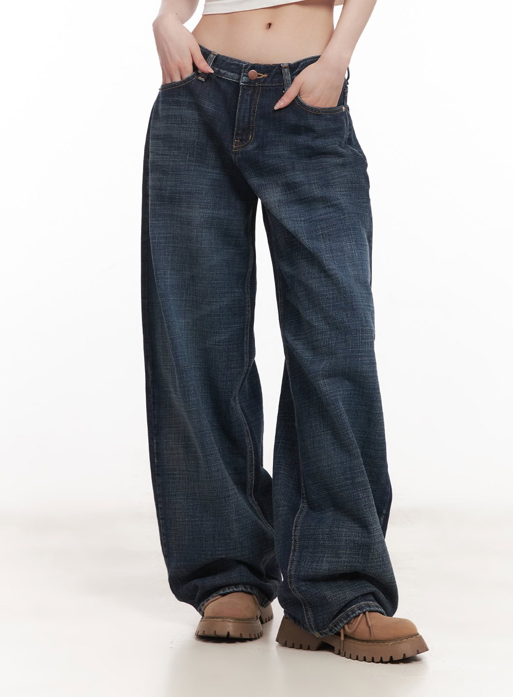 Annie Washed Wide-Leg Jeans CM518 - Image 8