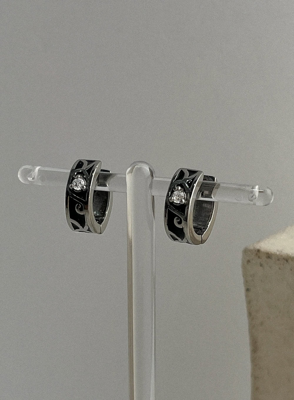 Antique Cubic Ring Earrings IL415 - Image 3
