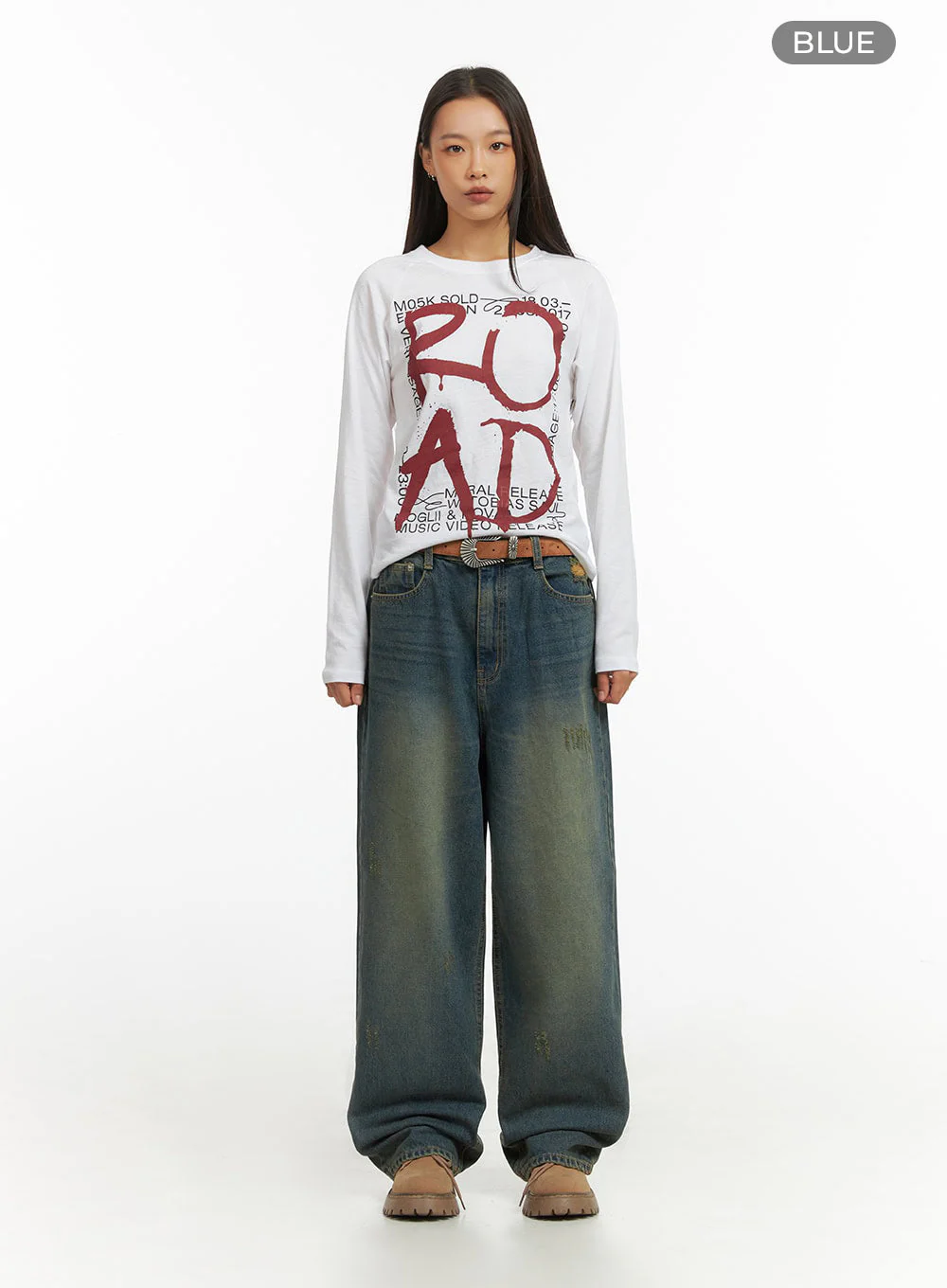 Anya Wide Fit Denim Jeans IO409 - Image 10