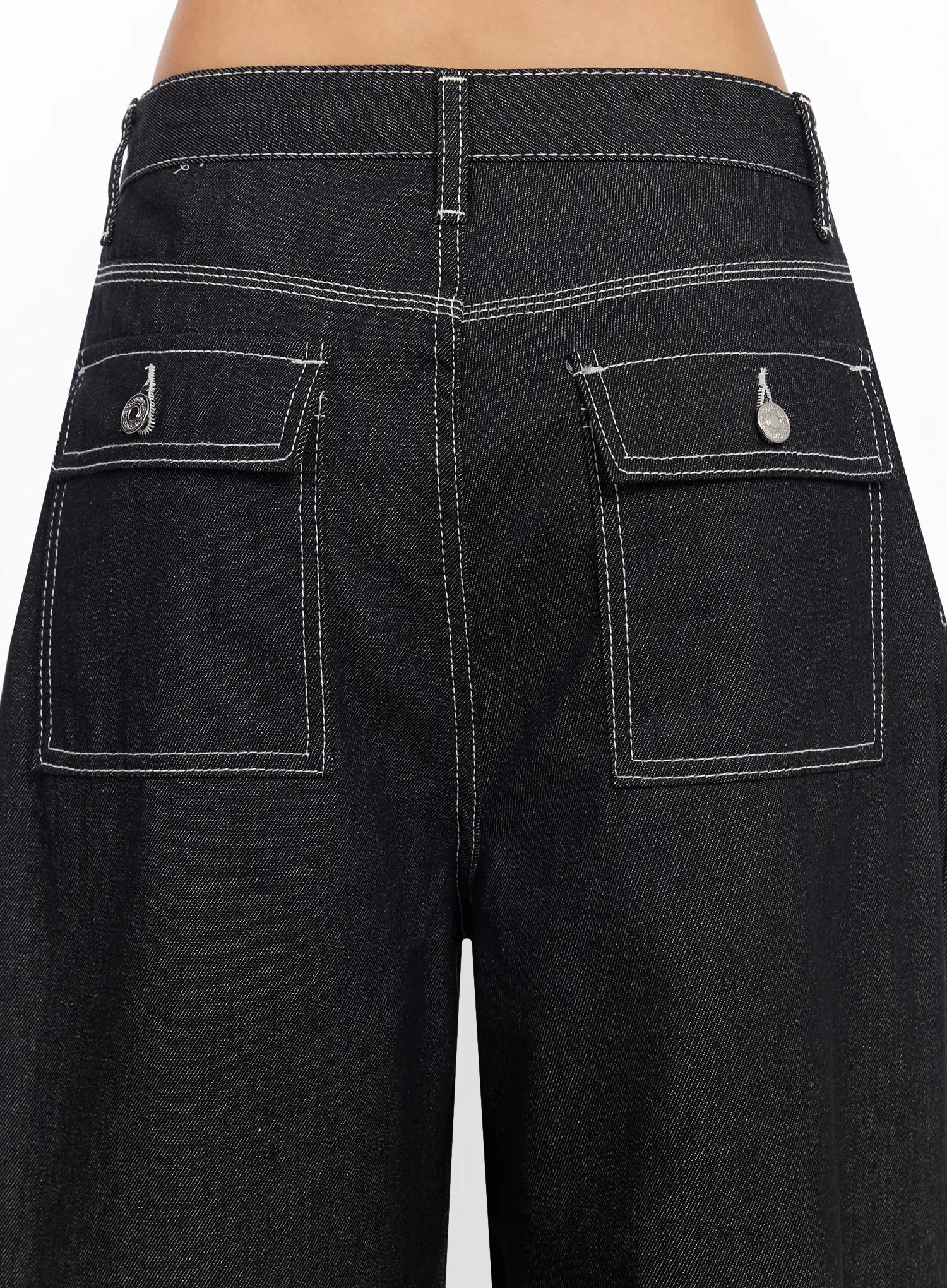 Arlet Wide-Leg Black Jeans CA513 - Image 13
