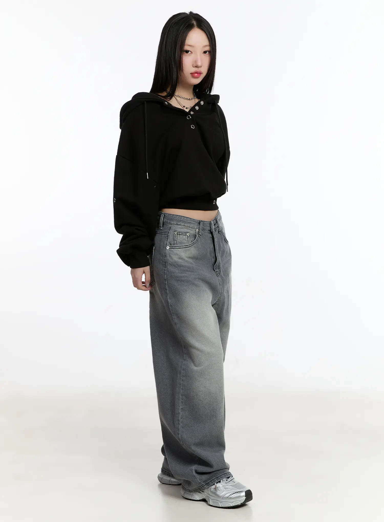 Armani Washed Wide Leg Jeans CM511 - Image 3
