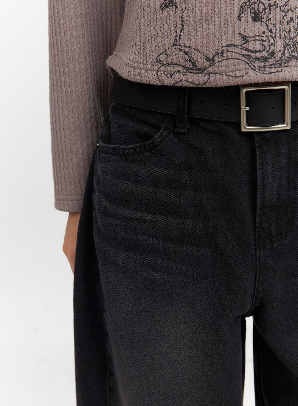 Ashly Wide-Leg Jeans IF511 - Image 5