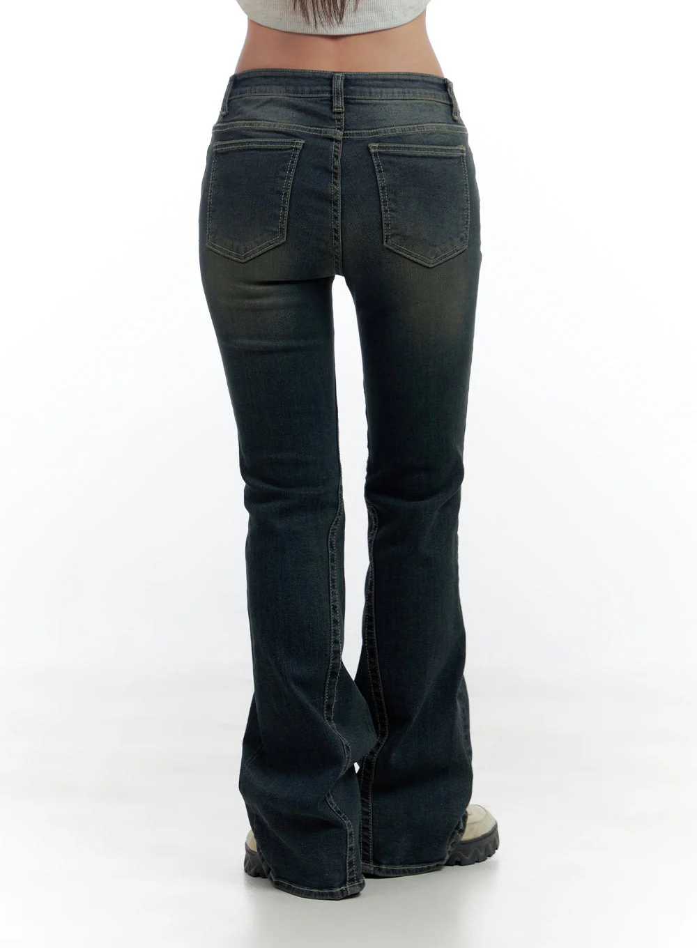 Aspen SlimFit Washed Bootcut Denim Jeans CS424 - Image 6
