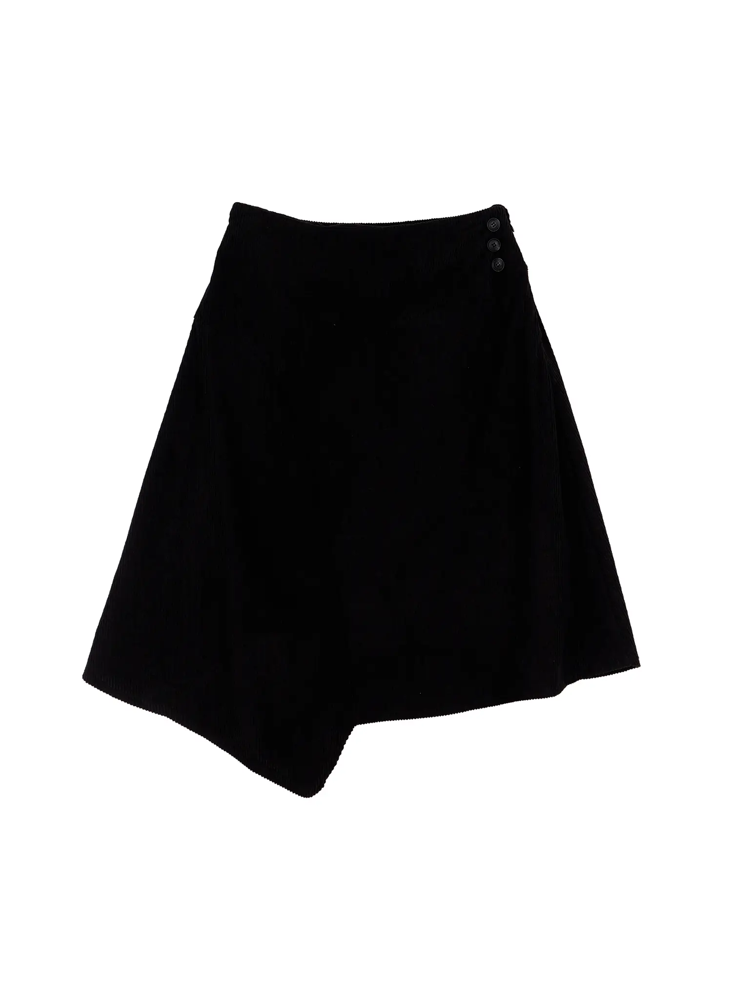 Asymmetric Button Midi Skirt CN521 - Image 11