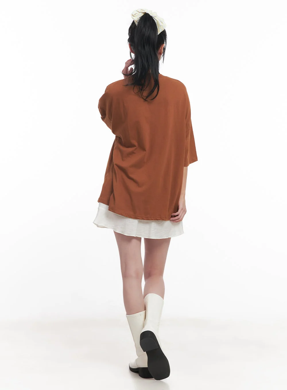 Asymmetric Frill Flair Mini Skirt CY526 - Image 6