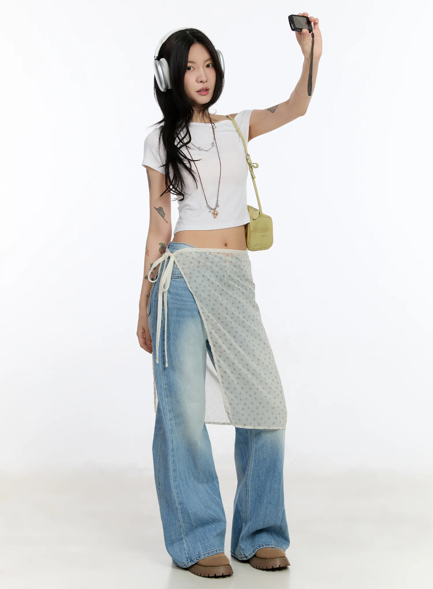 Asymmetric Off-Shoulder Tee CA508 - Image 8