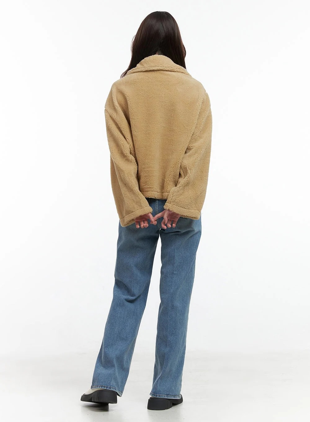 Aubrey Washed Classic Straight-Fit Jeans OO421 - Image 3
