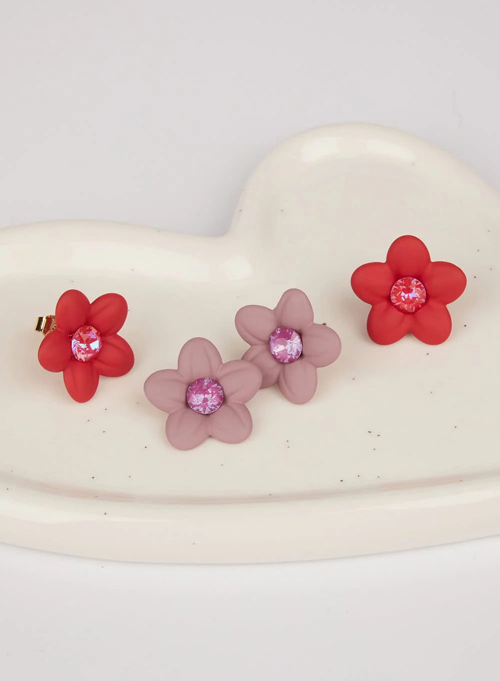 Aurora Blossom Petal Earrings (Pink) IM531 - Image 3