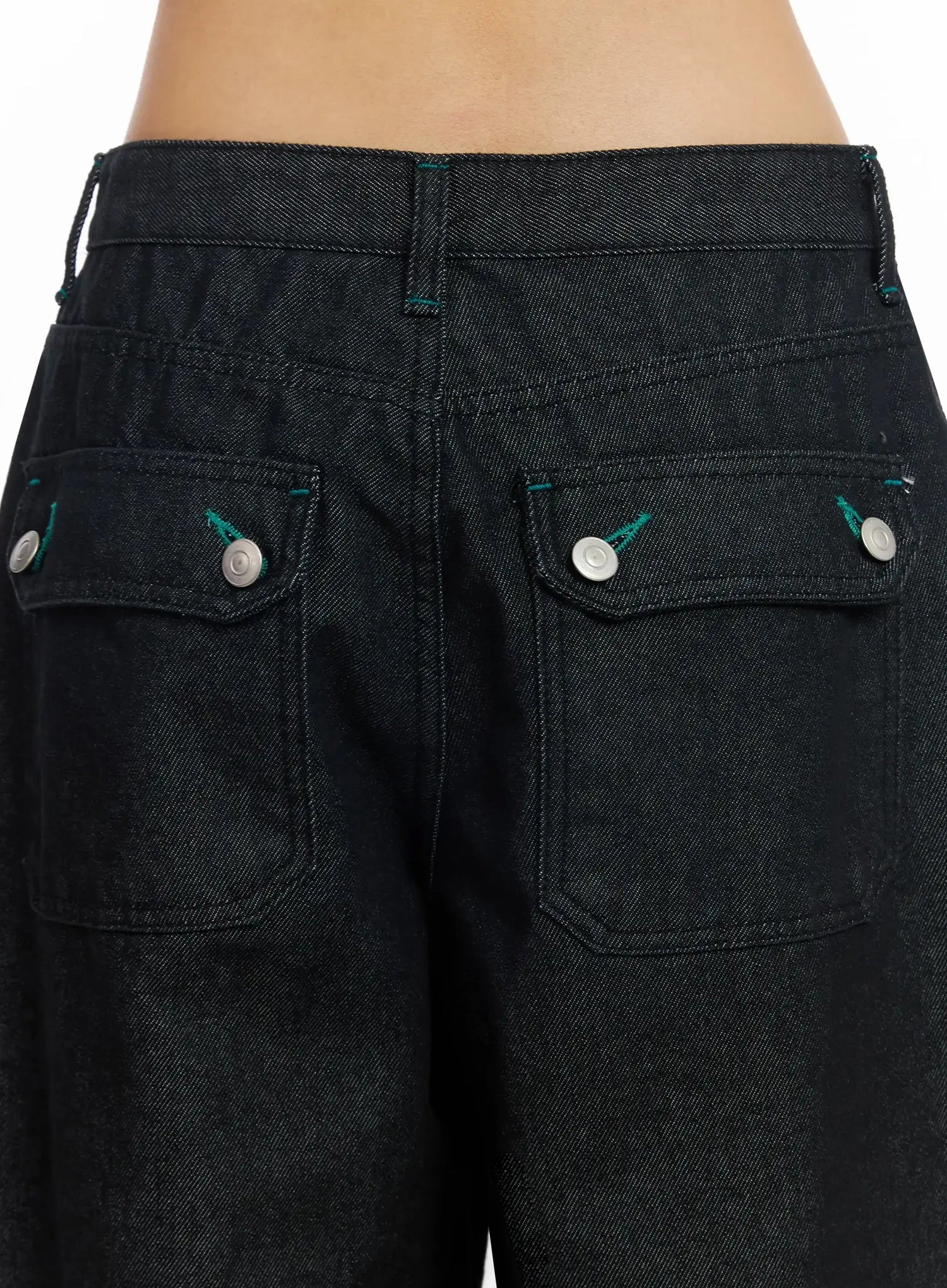 Ayah Casual Wide Leg Jeans IM530 - Image 10