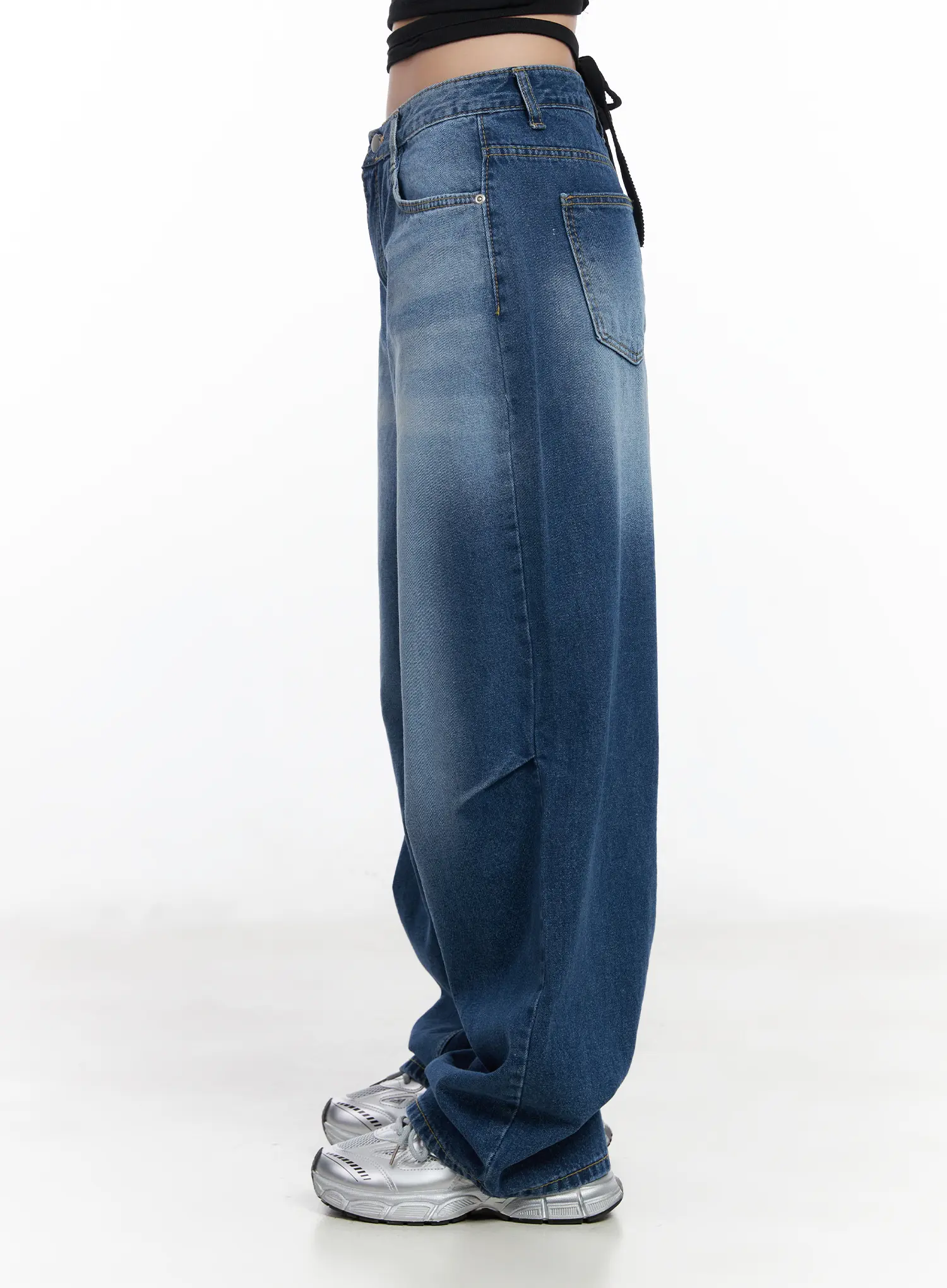 Azari Washed Baggy Jeans CJ530 - Image 3