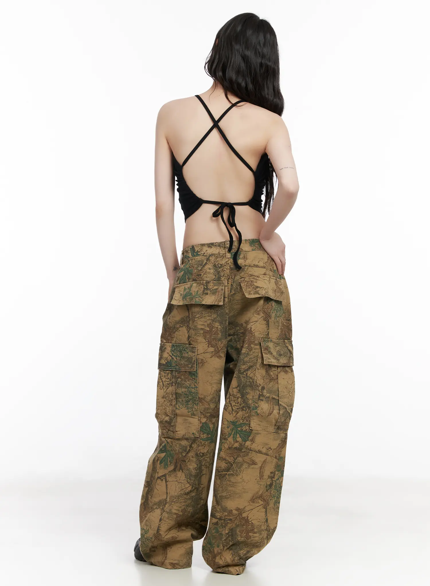 Backless Cross Strap Sleeveless Top CM526 - Image 9