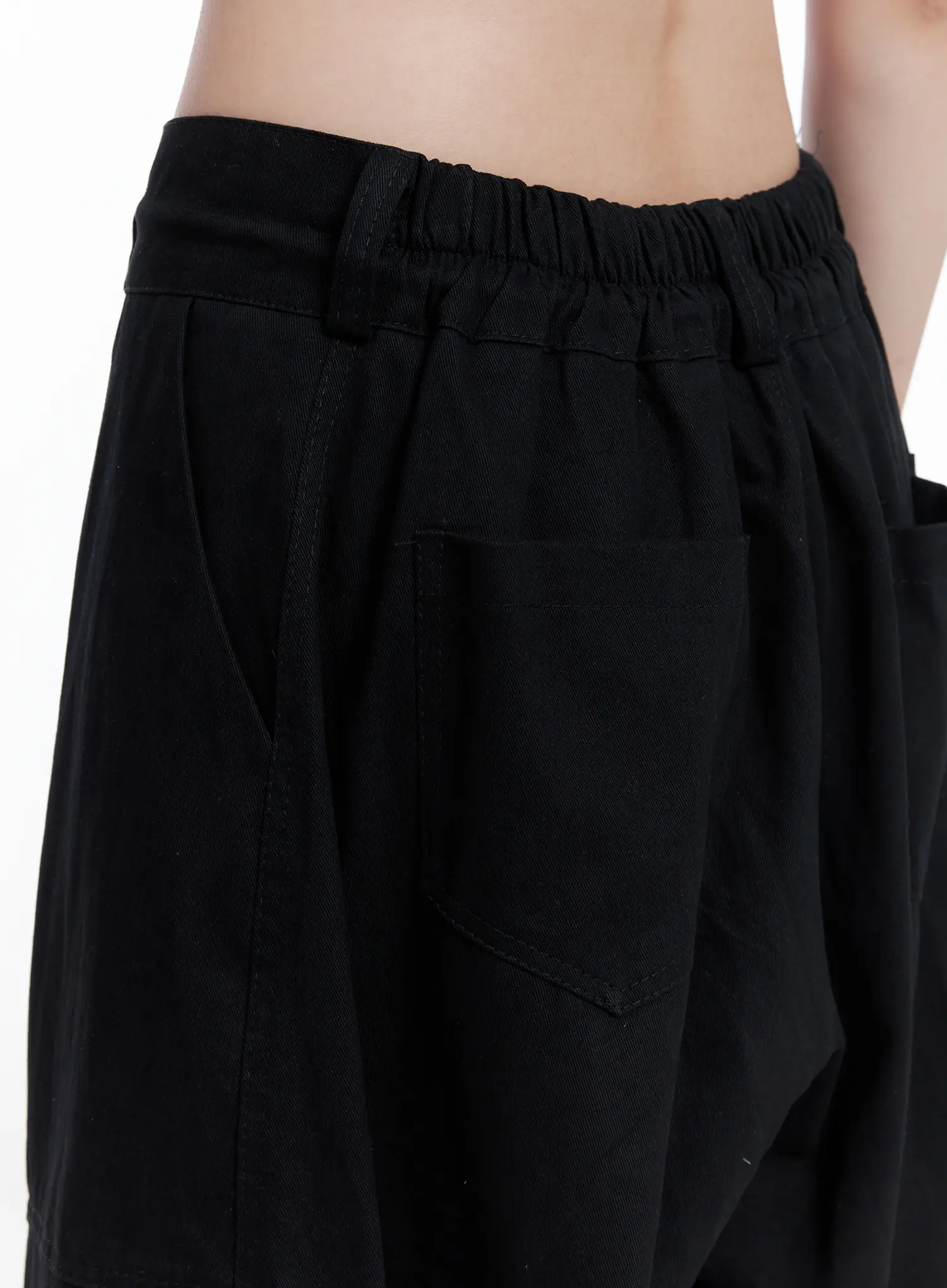 Baggy Cotton Pants with Back Pocket CG529 - Image 7