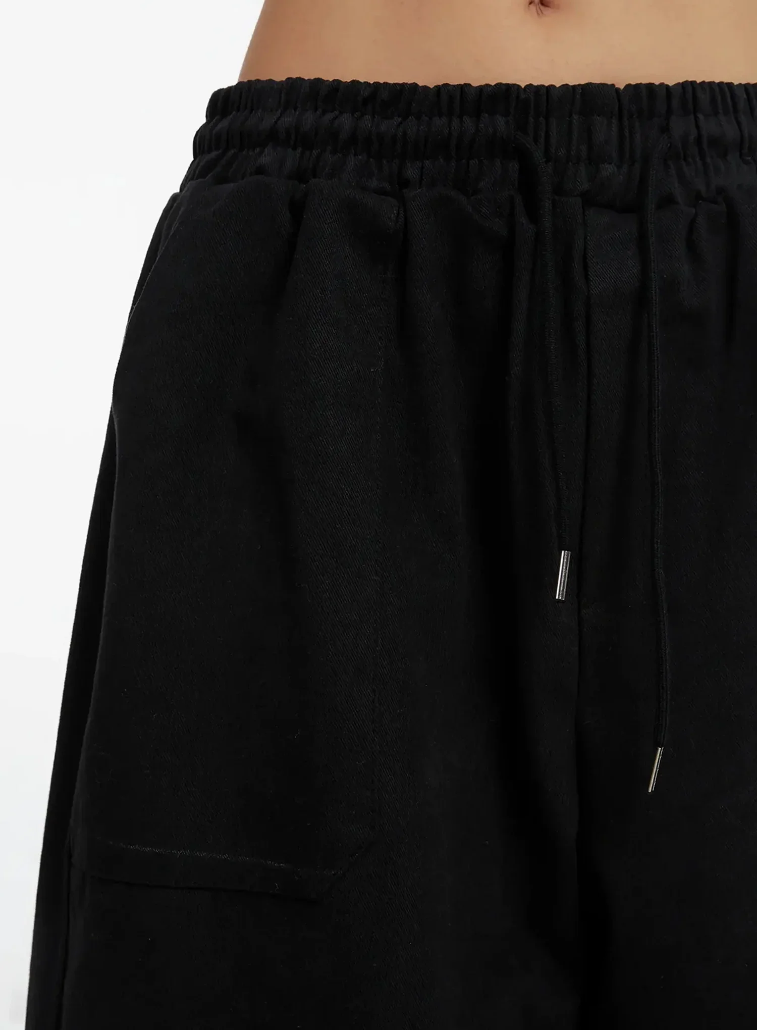 Baggy Drawstring Cargo Pants ID525 - Image 4