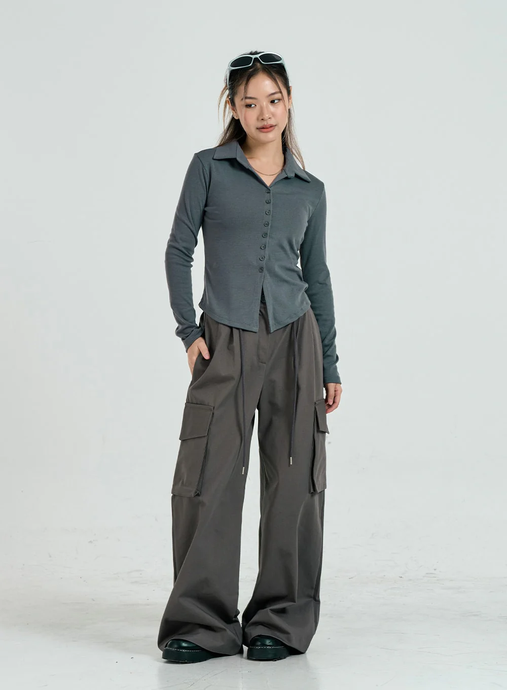 Baggy Maxi Cargo Pants CO14 - Image 13
