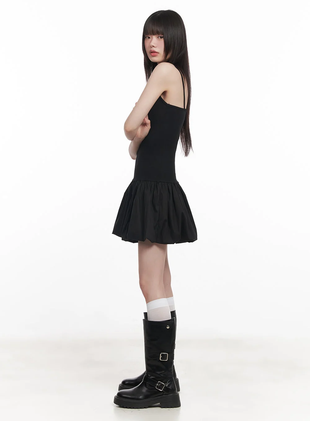 Balloon Cami Mini Dress CY521 - Image 4