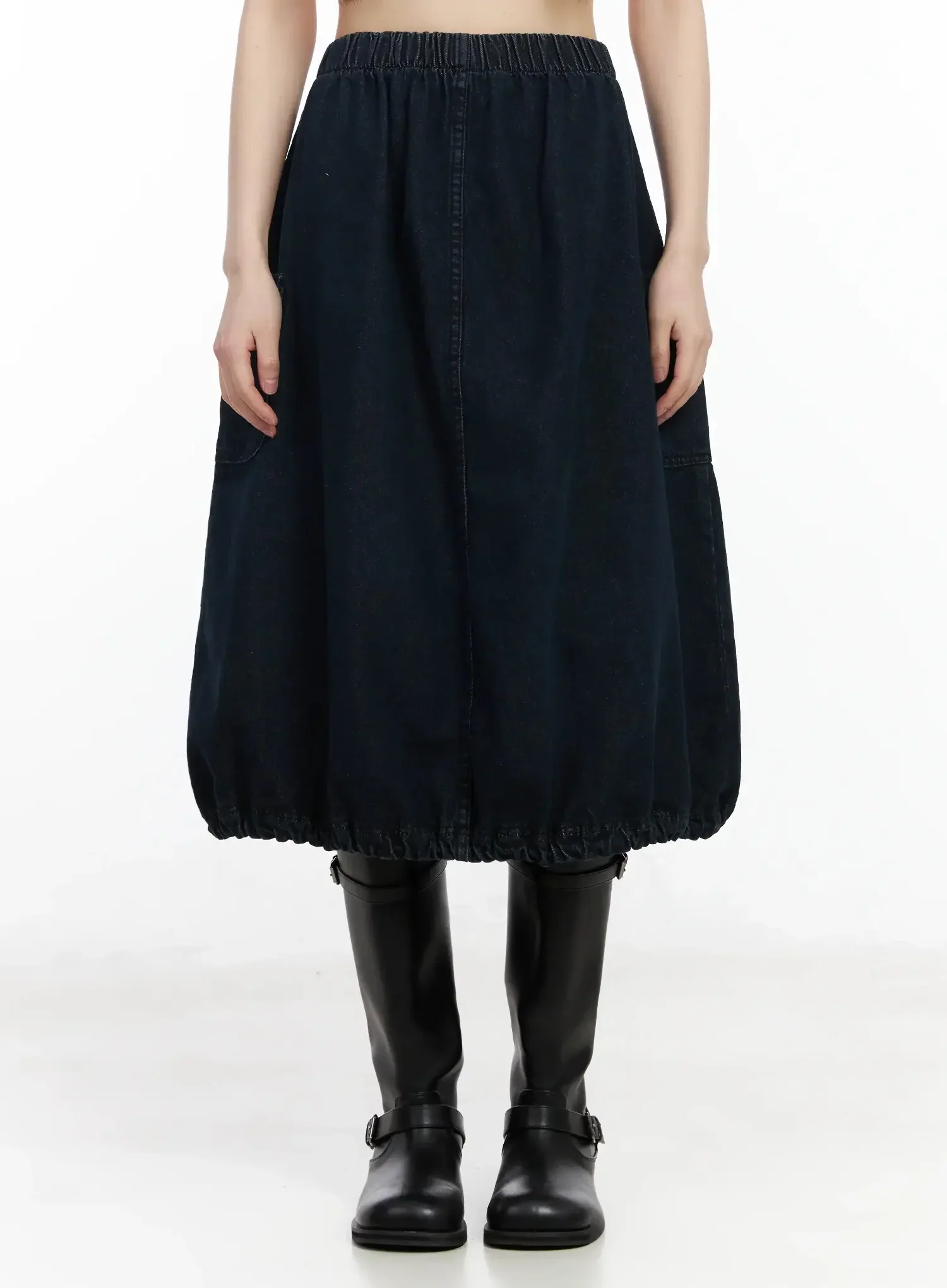 Balloon Denim Skirt IM530