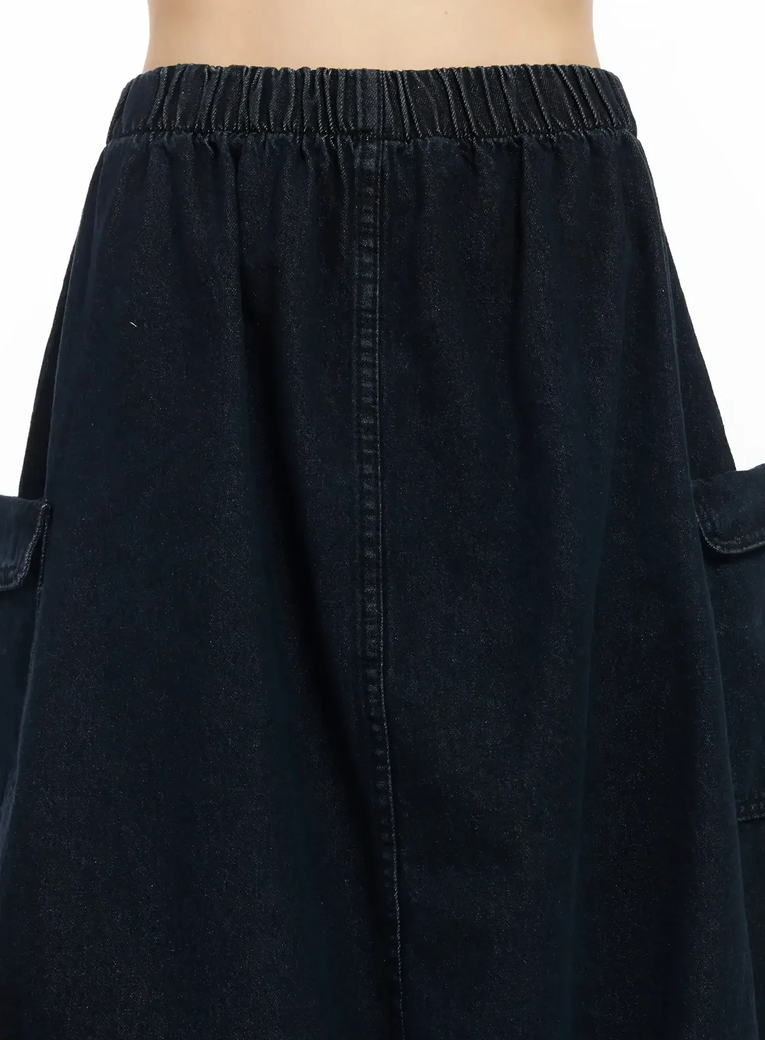 Balloon Denim Skirt IM530 - Image 4