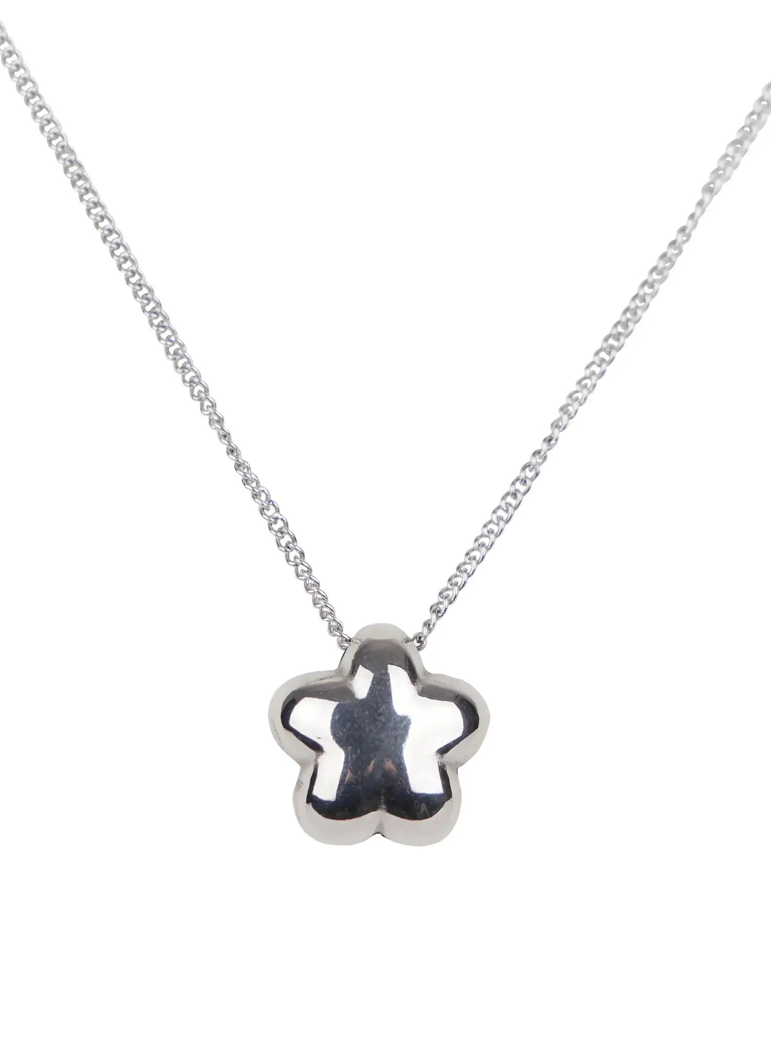 Balloon-Style Flower Charm Necklace IN510 - Image 6