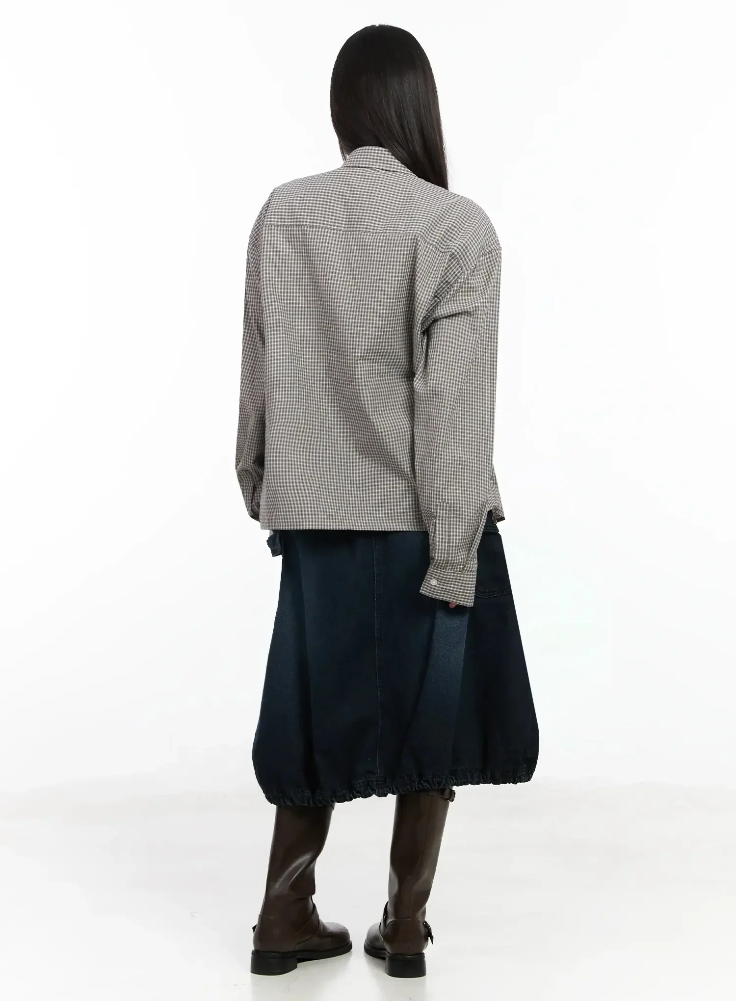 Basic Checkered Shirt IM530 - Image 12