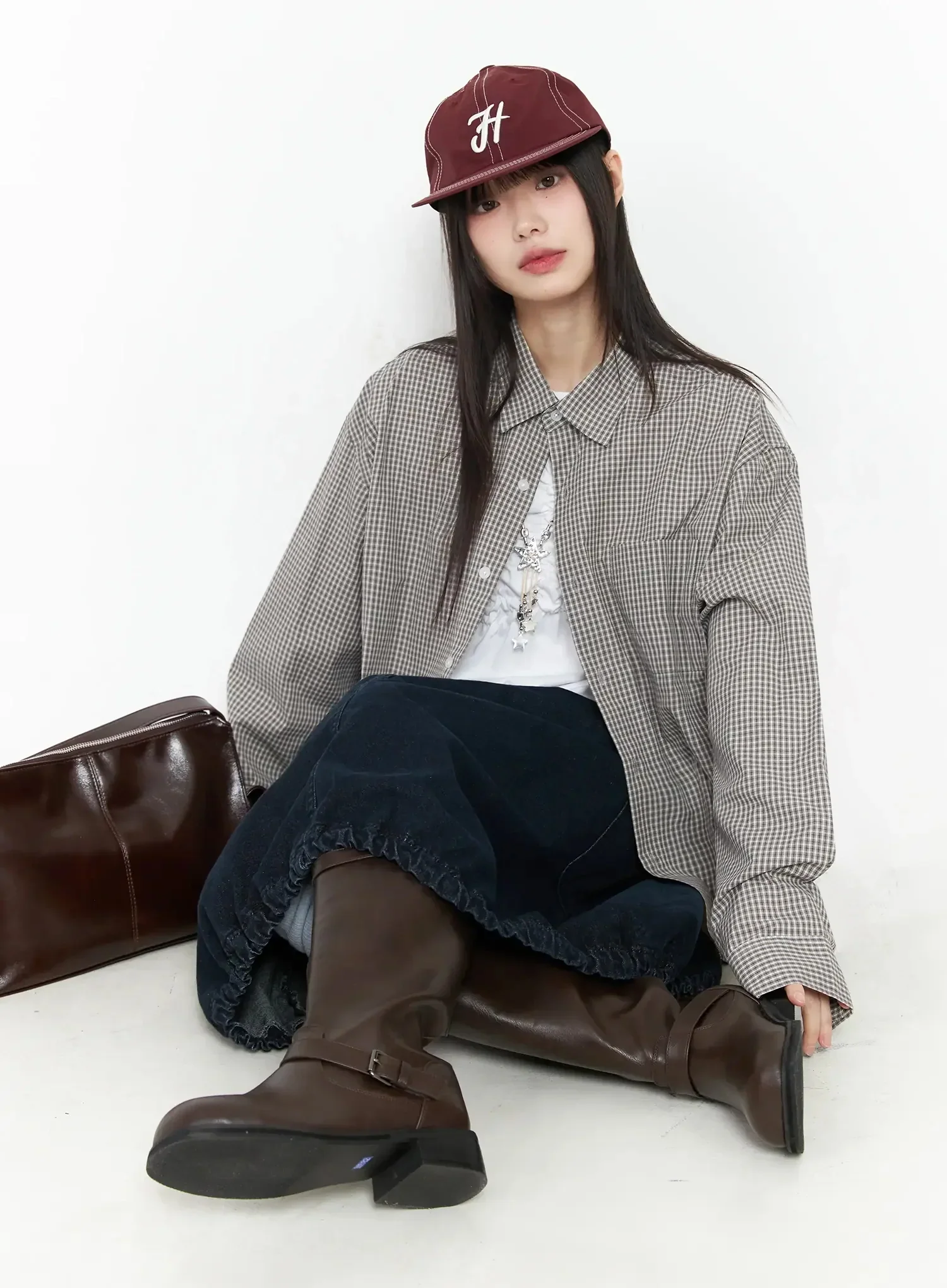 Basic Checkered Shirt IM530 - Image 14