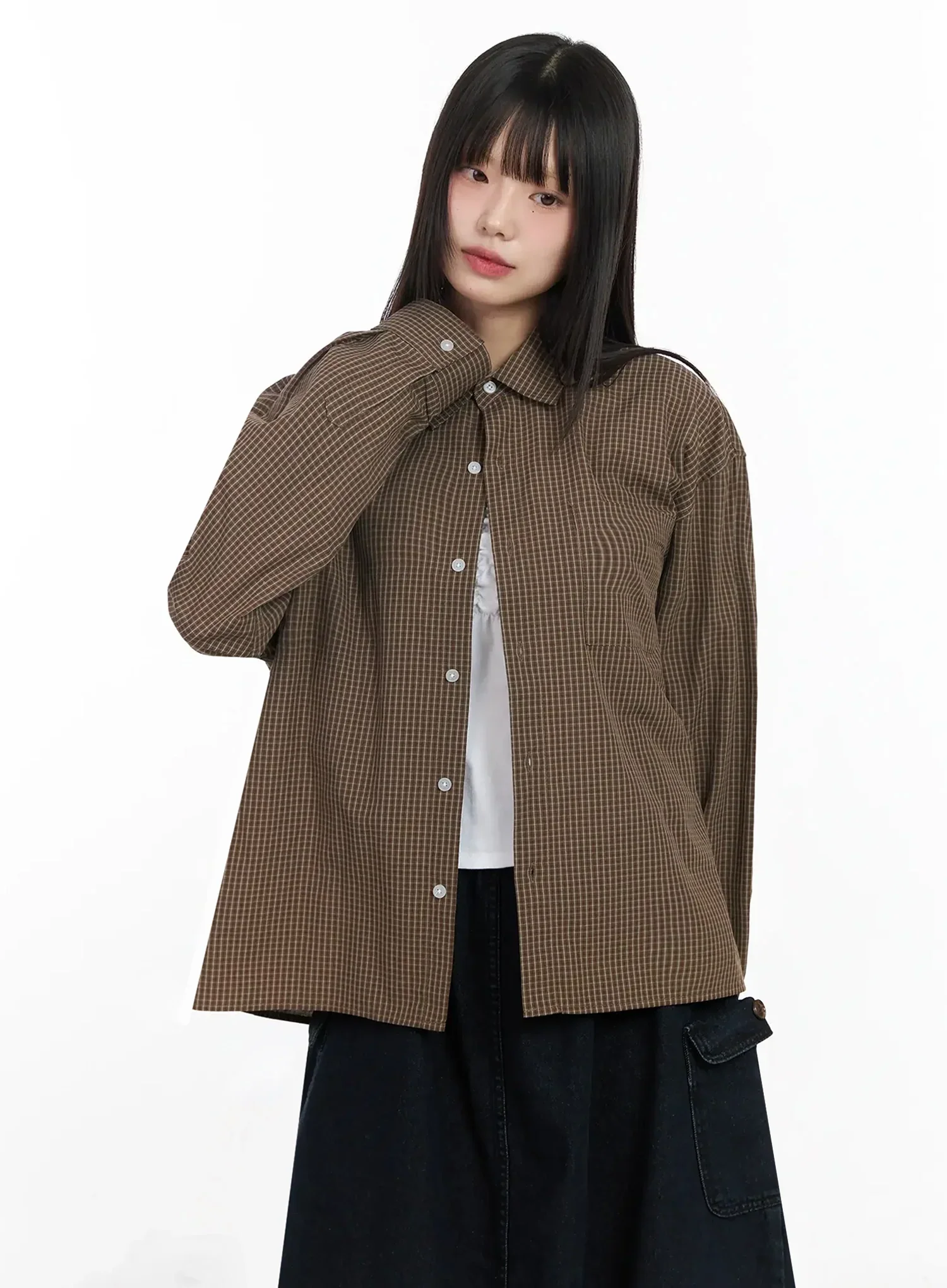 Basic Checkered Shirt IM530 - Image 15
