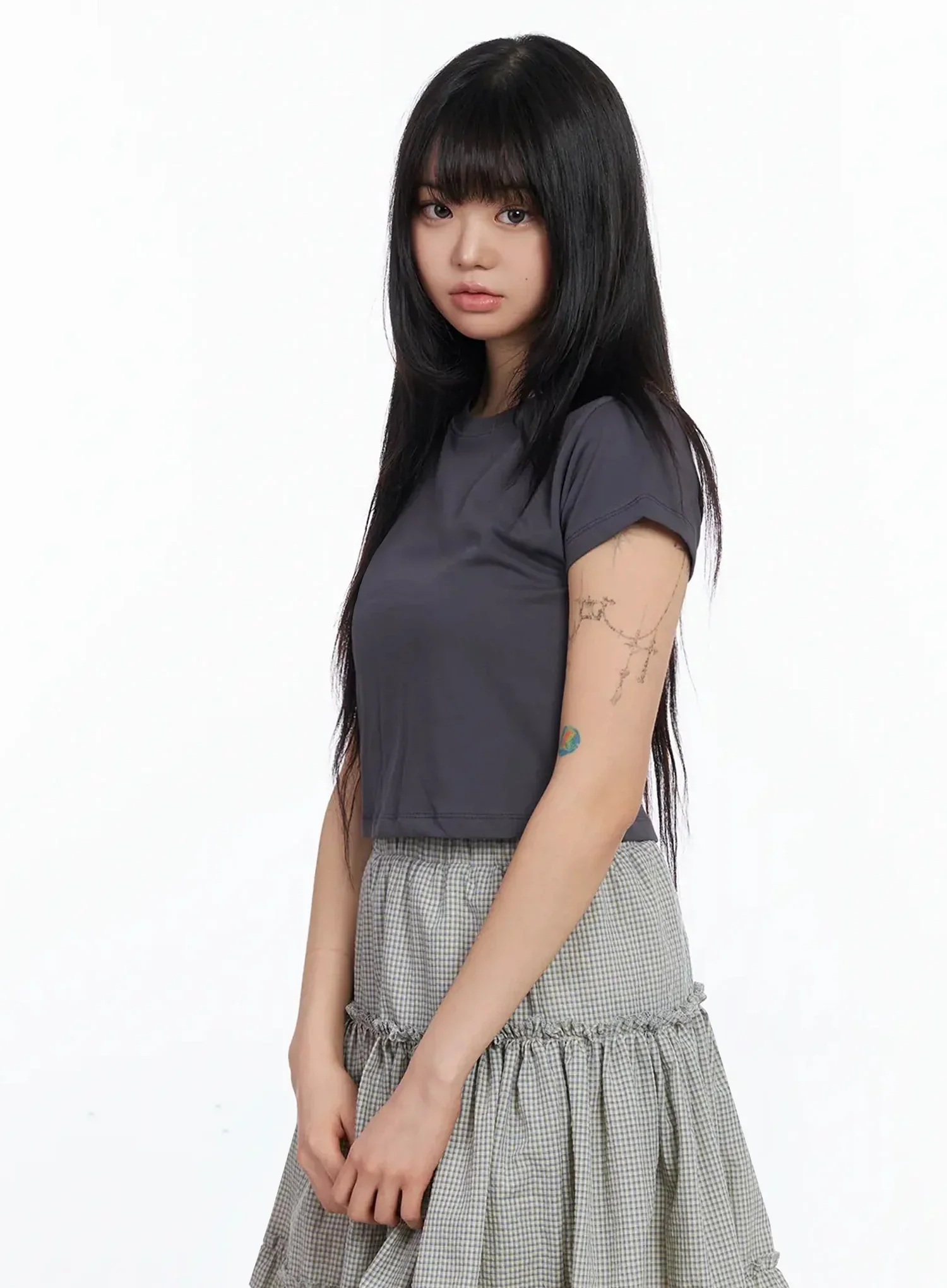 Basic Crop Tee IA523 - Image 13