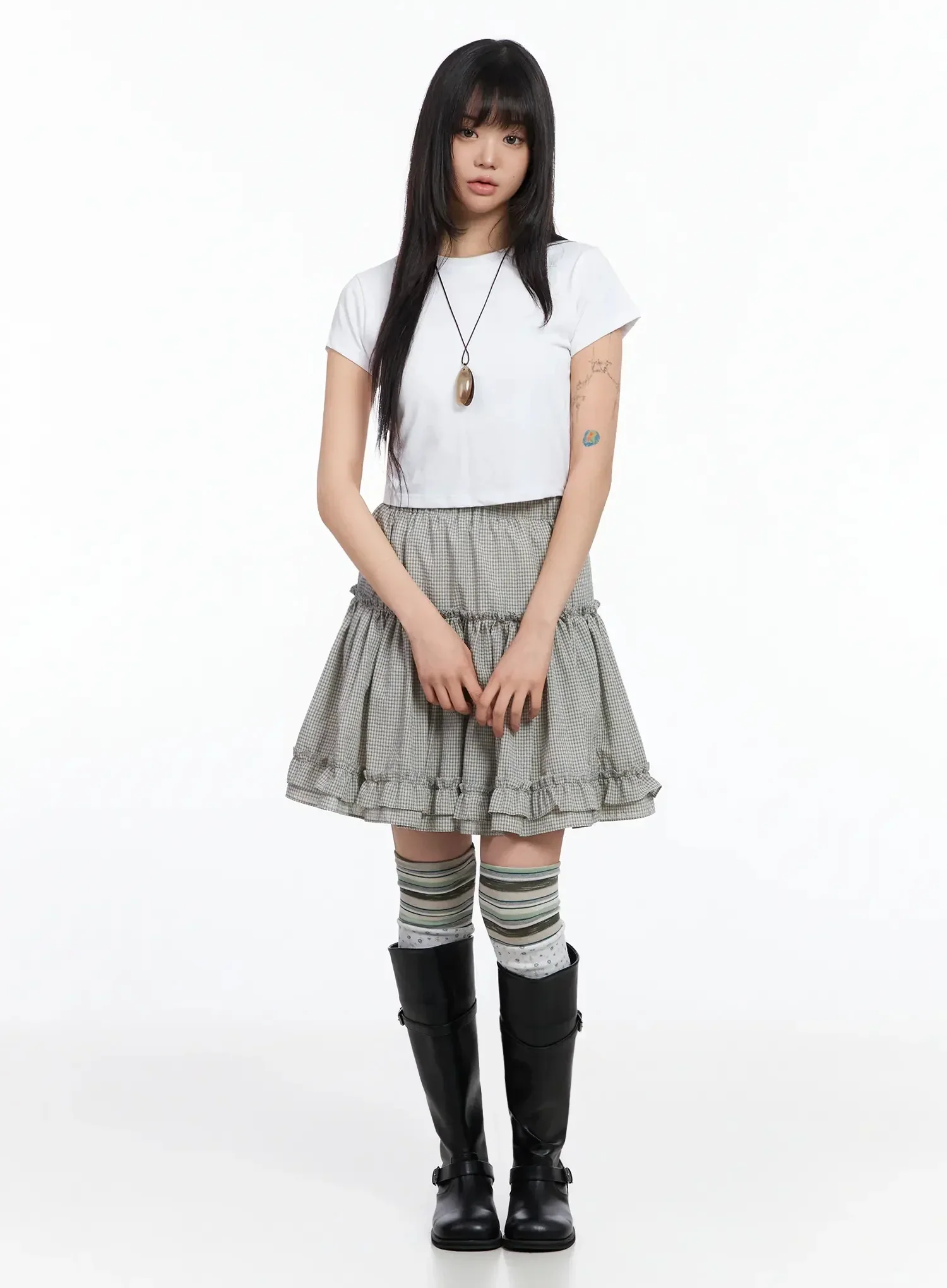 Basic Crop Tee IA523 - Image 5