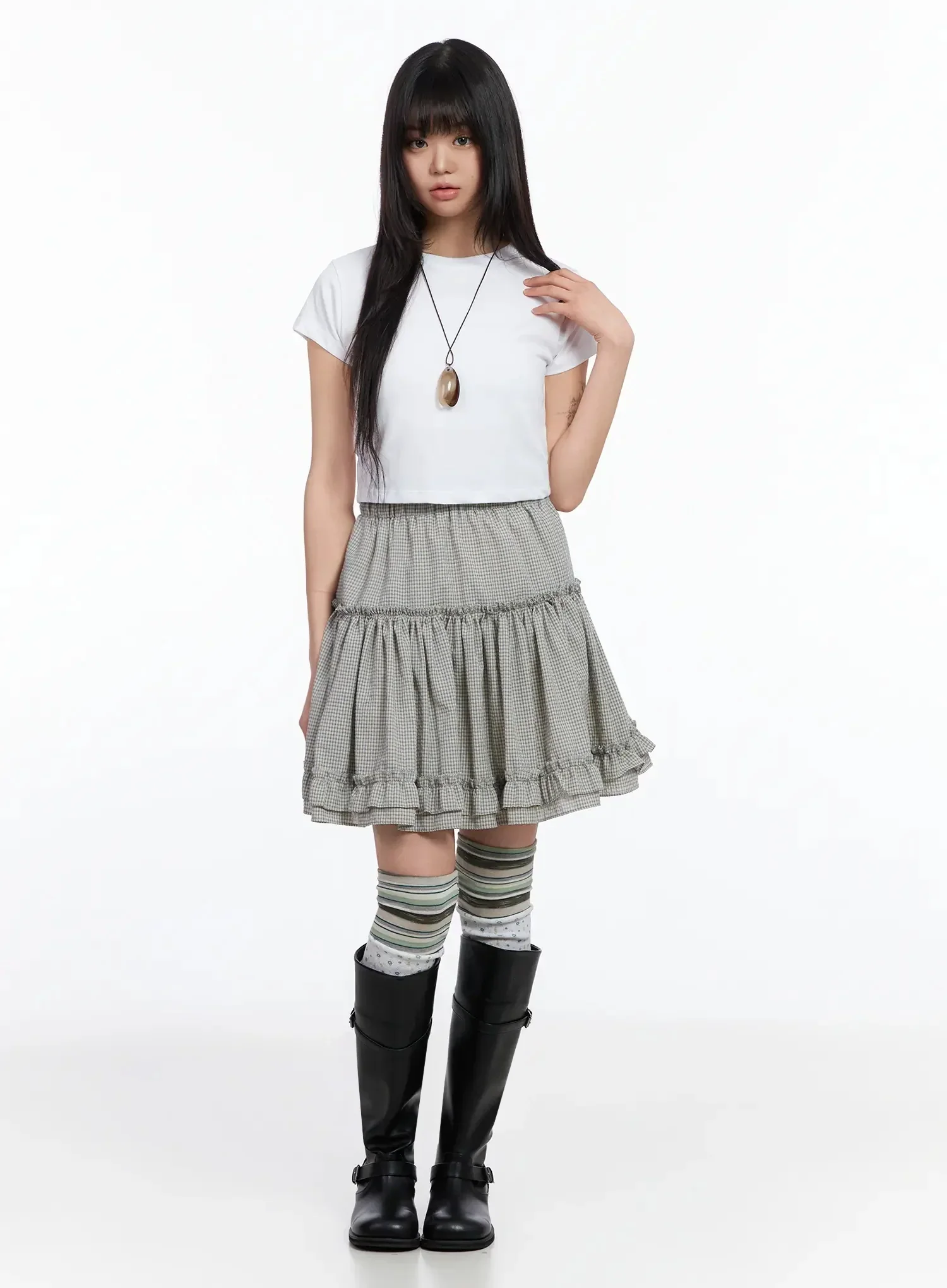 Basic Crop Tee IA523 - Image 6