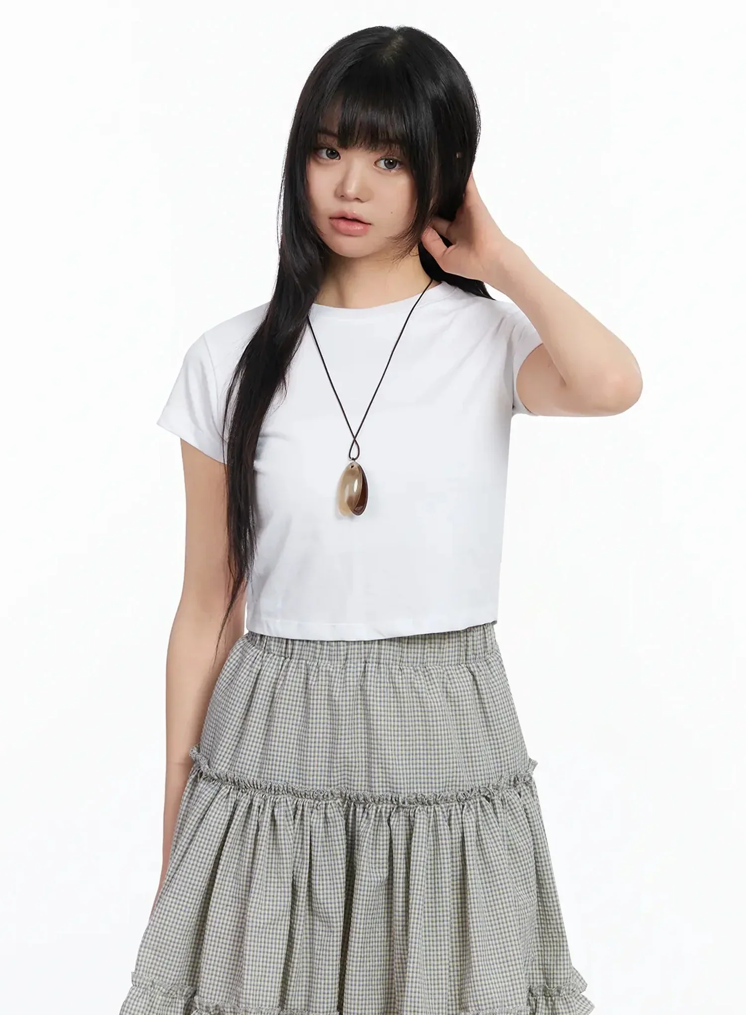 Basic Crop Tee IA523 - Image 7