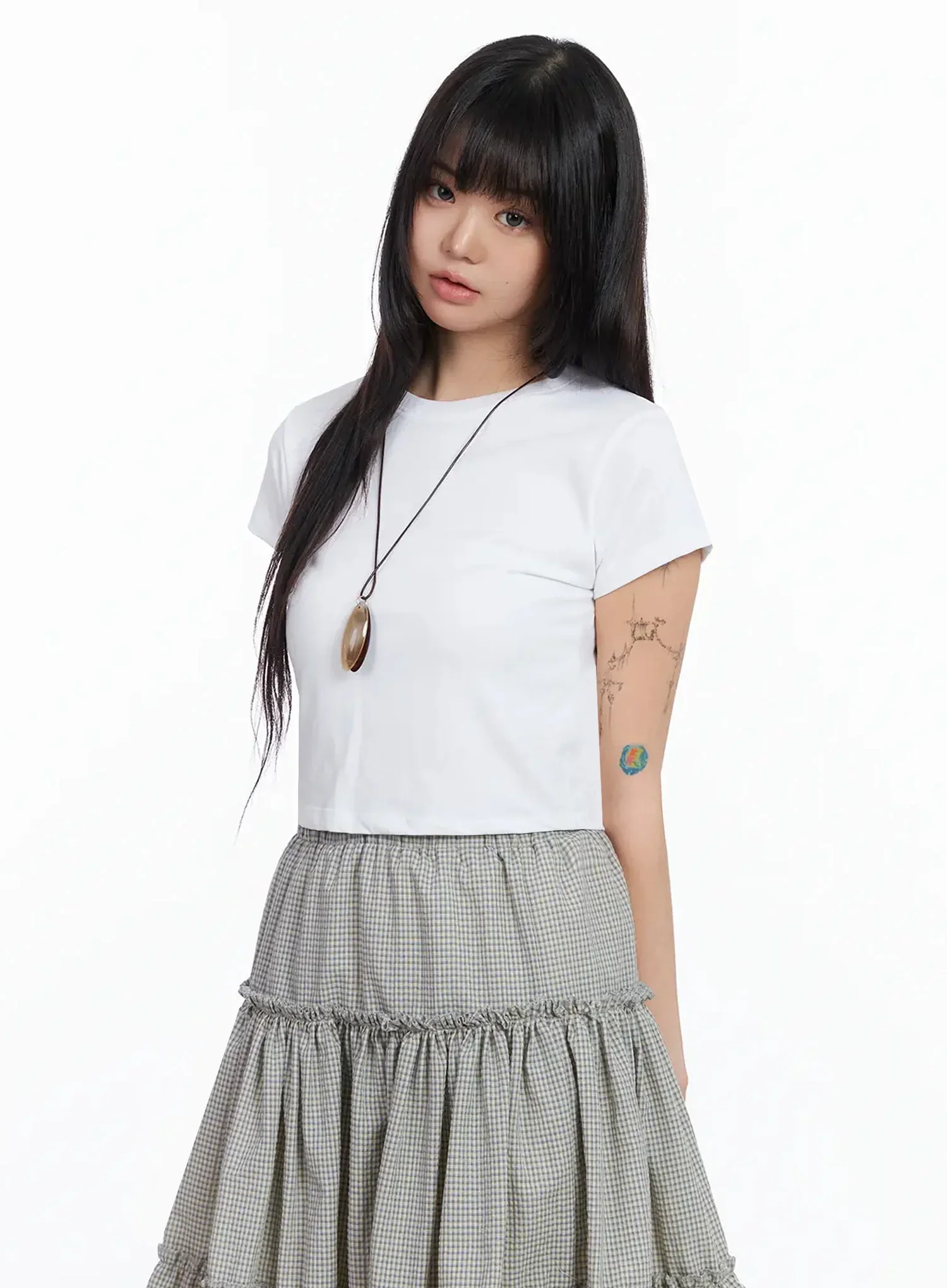 Basic Crop Tee IA523 - Image 8
