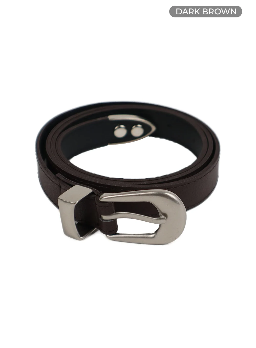 Basic Faux Leather Belt IF421 - Image 4