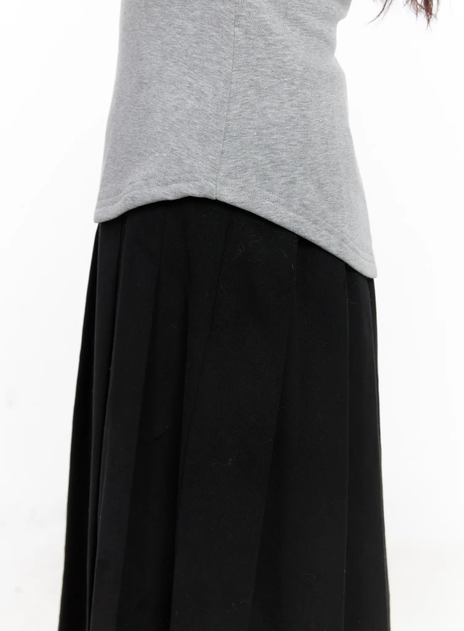 Basic Fleece-Lined Long Sleeve Tee CN511 - Image 5