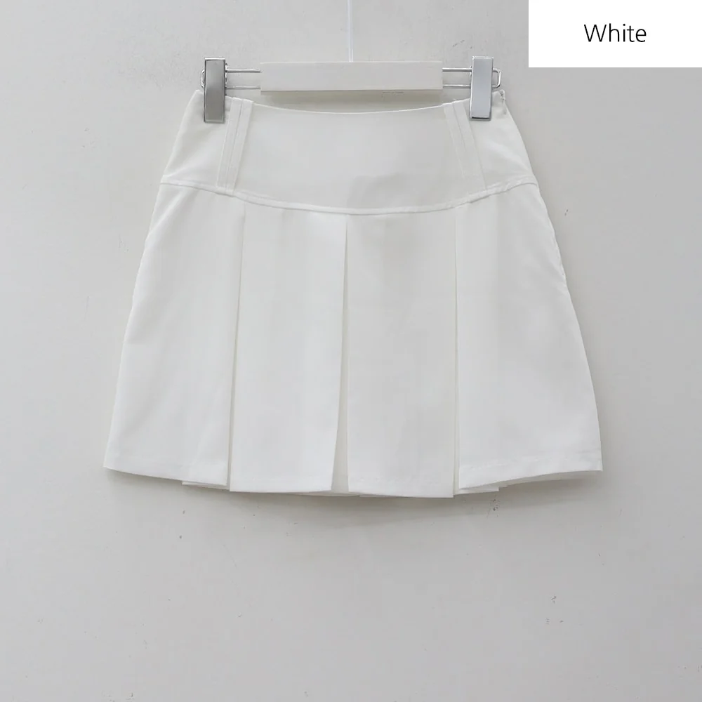 Basic Formal Pleated Mini Skirt BA27 - Image 16