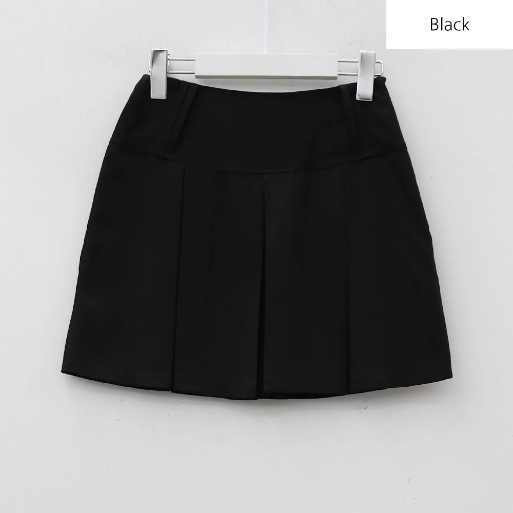 Basic Formal Pleated Mini Skirt BA27 - Image 18