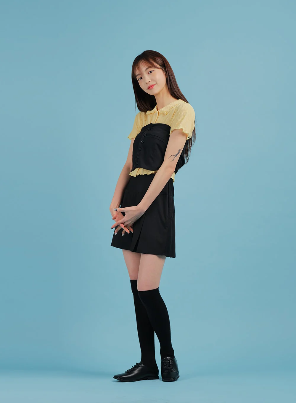 Basic Formal Pleated Mini Skirt BA27 - Image 5