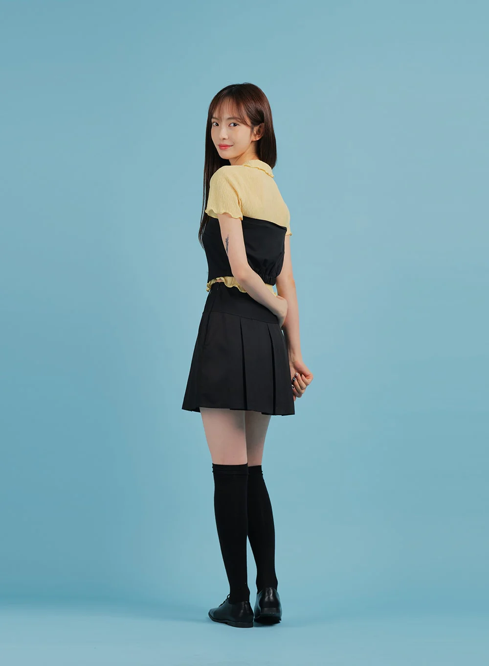 Basic Formal Pleated Mini Skirt BA27 - Image 7