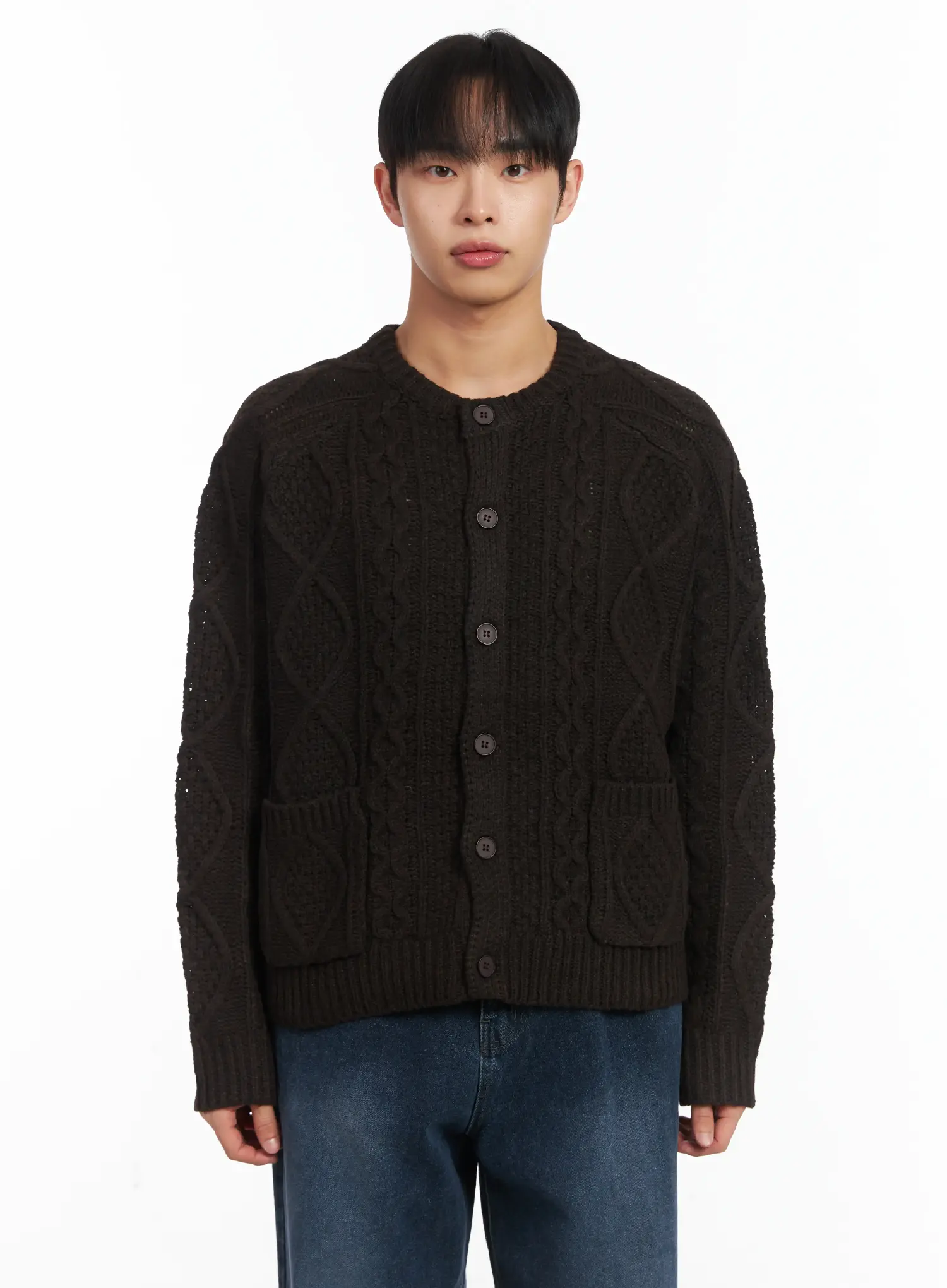 Basic Knit Wool Button Cardigan ID515 - Image 12
