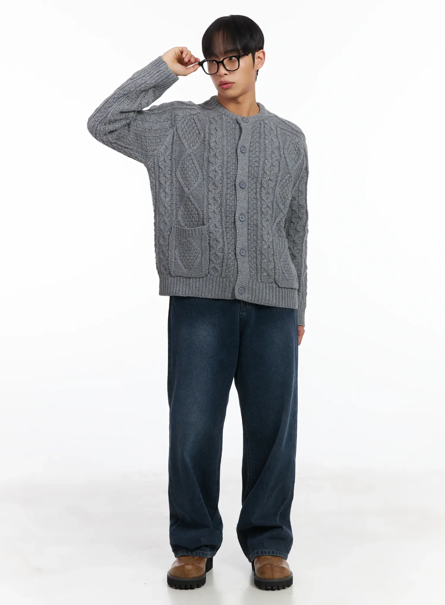 Basic Knit Wool Button Cardigan ID515 - Image 8