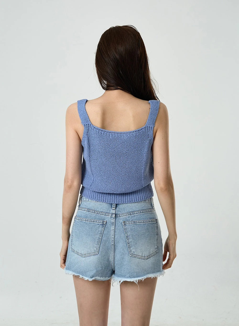 Basic Knitted Tank Top CU7 - Image 6