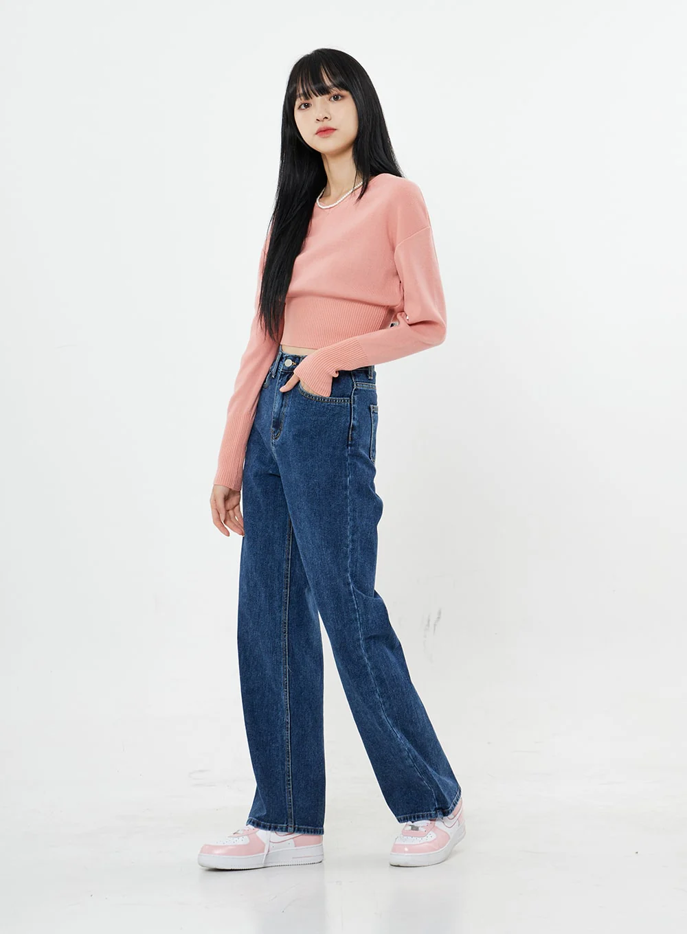 Basic Long Denim Pants BS28 - Image 2