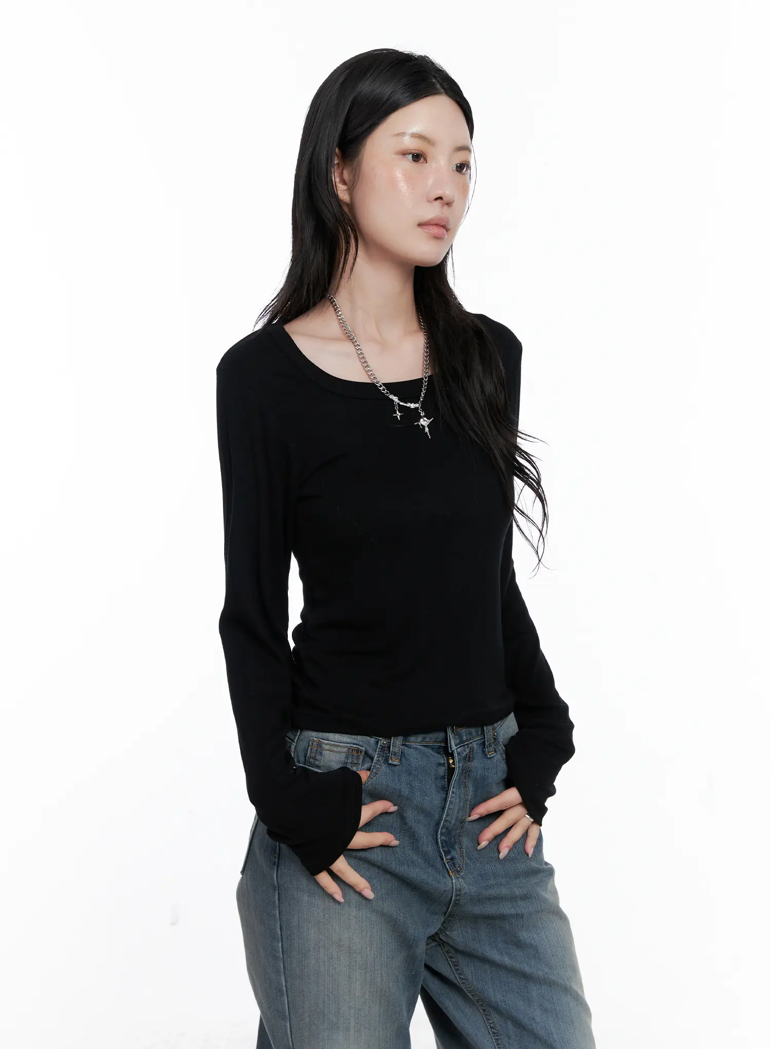 Basic Long Sleeve Top CS526 - Image 10