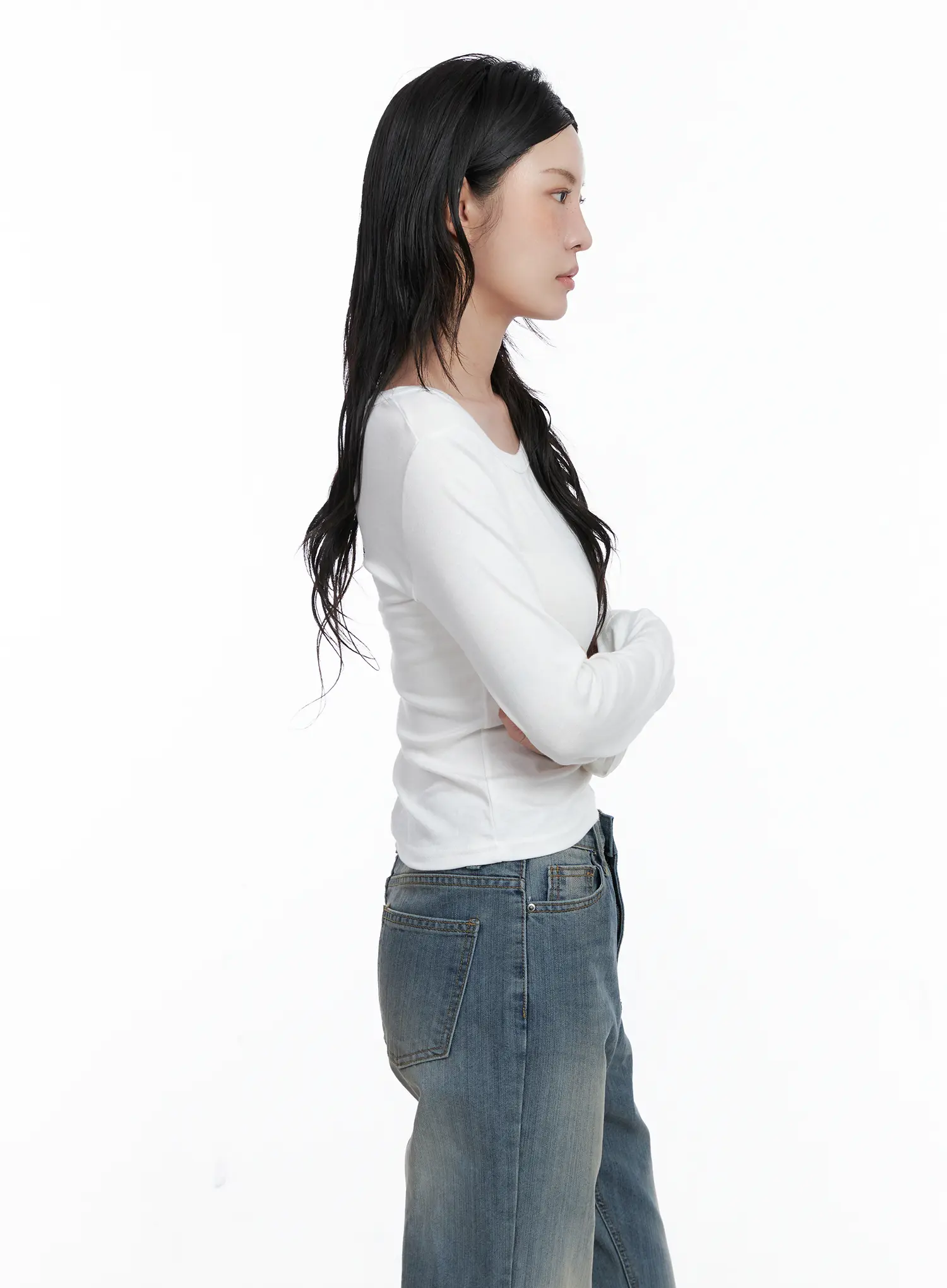 Basic Long Sleeve Top CS526 - Image 5