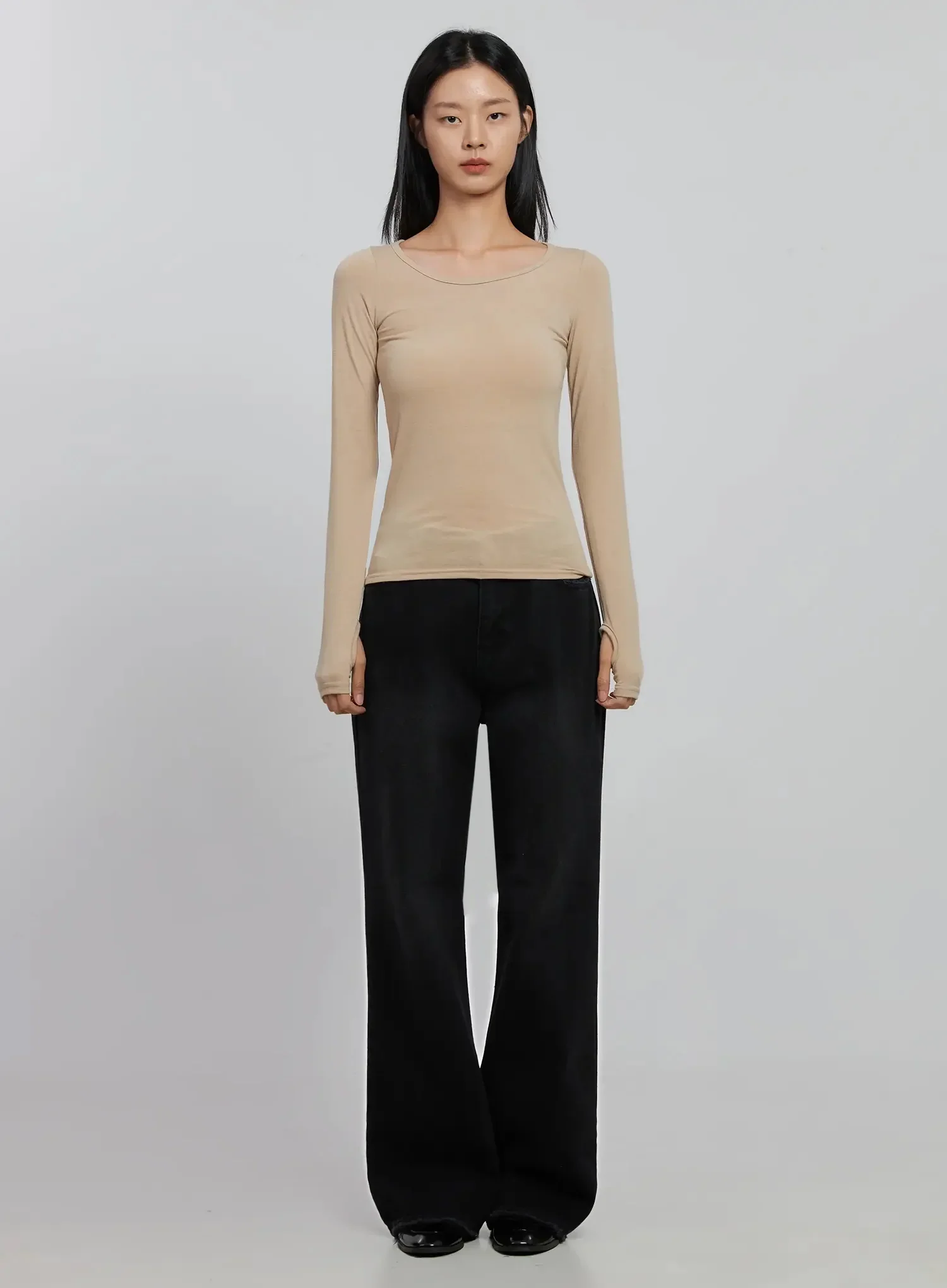 Basic Long Sleeve Top ID516 - Image 8