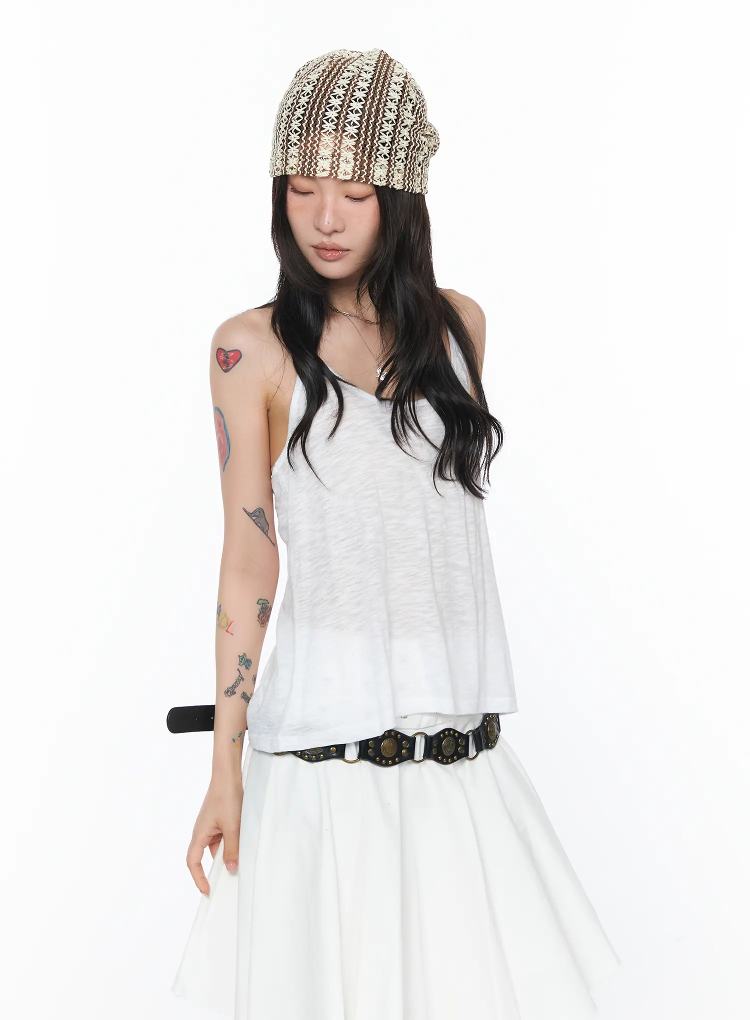 Basic Loose-Fit Tank Top CA527 - Image 2