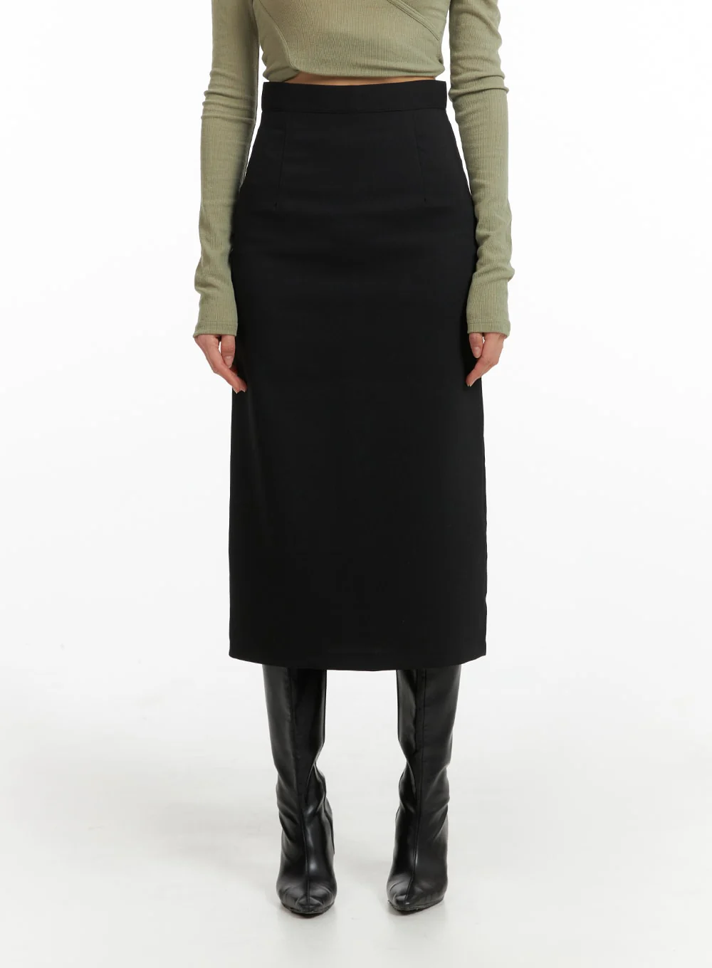 Basic Maxi Skirt IM414 - Image 2