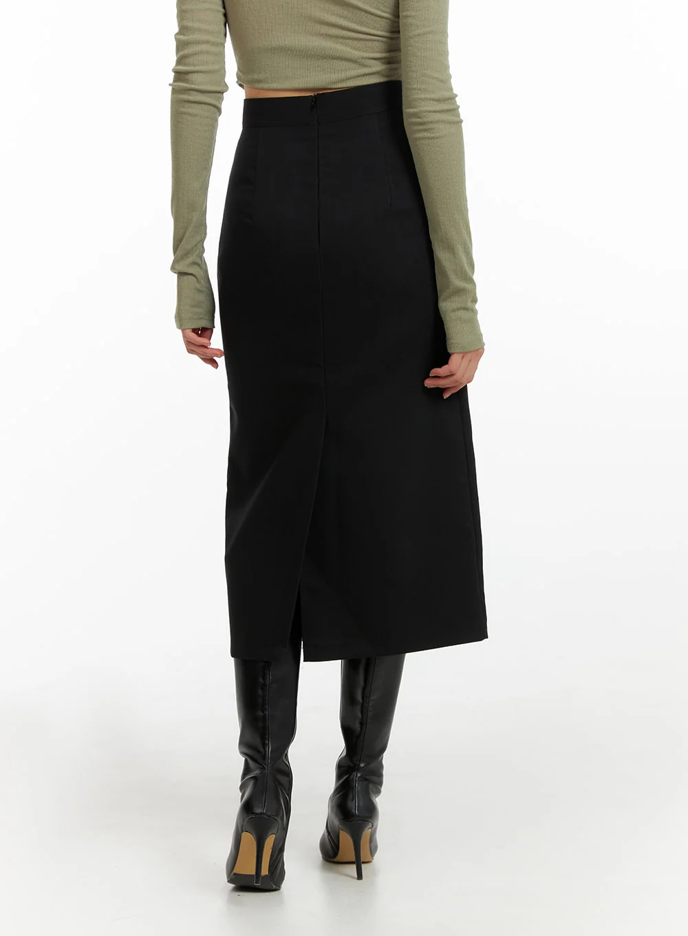 Basic Maxi Skirt IM414 - Image 4