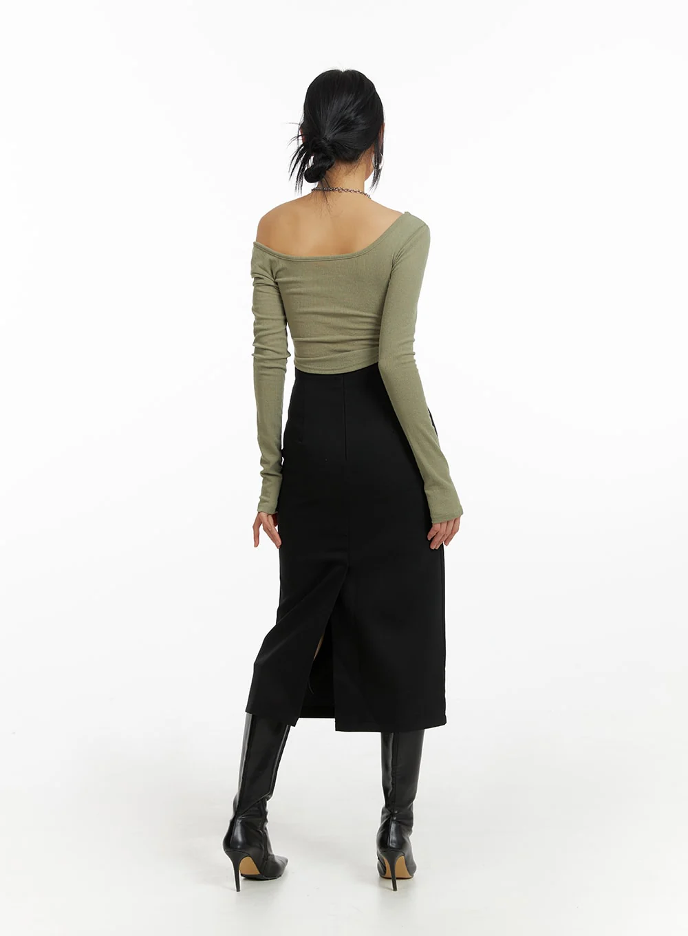 Basic Maxi Skirt IM414 - Image 6