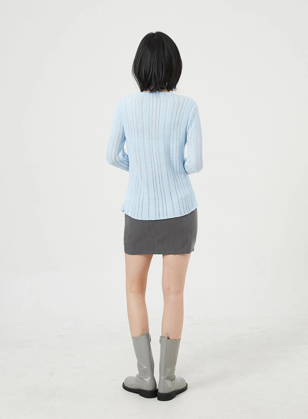 Basic Mini Skirt OM322 - Image 10