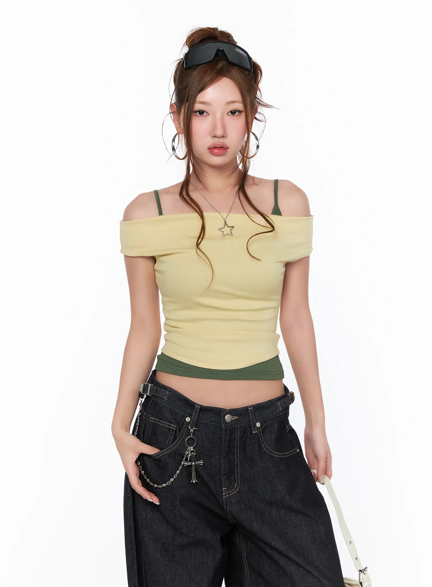 Basic Off-Shoulder Top CA515 - Image 10
