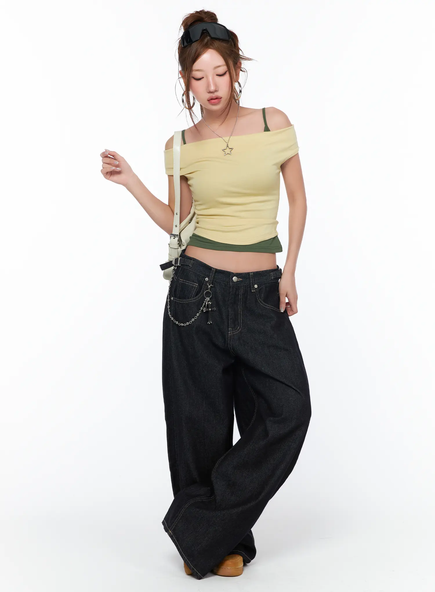 Basic Off-Shoulder Top CA515 - Image 3